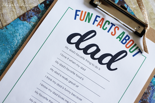 Father s Day Printable The Girl Creative