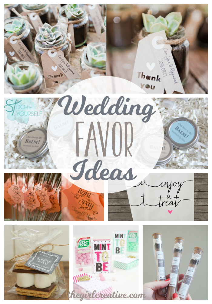 DIY and affordable wedding favor ideas