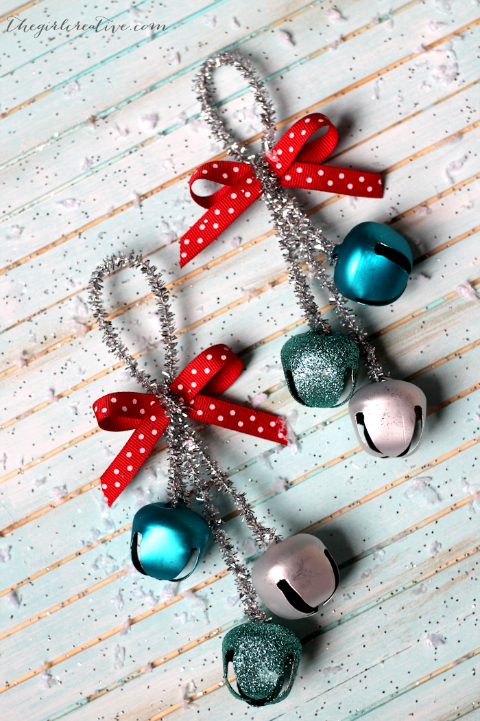 Jingle Bells Christmas Ornaments - The Girl Creative