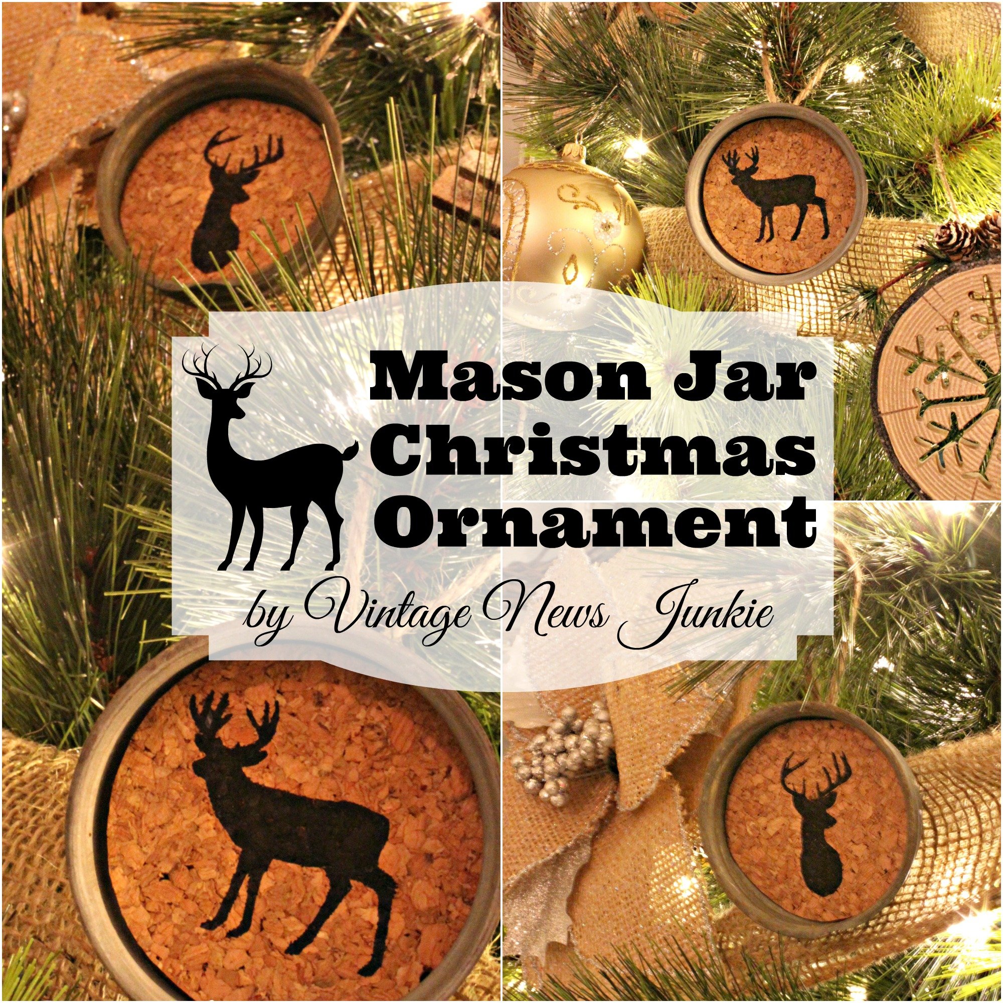 DIY Rustic Christmas Ornaments - The Girl Creative