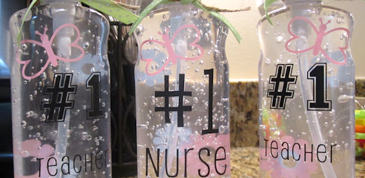 Personalized Hand Sanitizer {Dollar Store Craft}