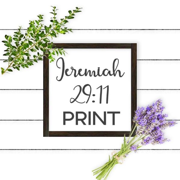 Jeremiah 29:11 Print