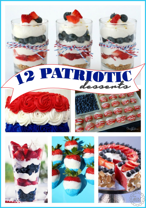 Patriotic Desserts for Memorial Day and 4th of July