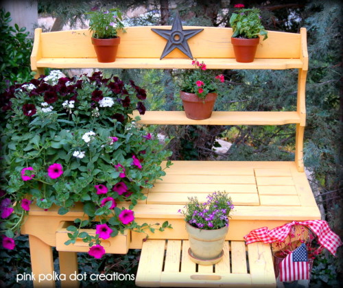 Potting Table Makeover