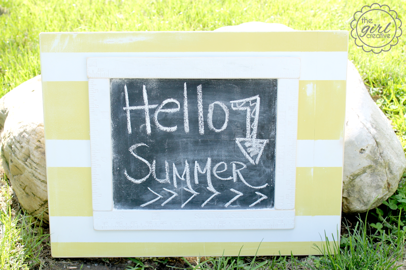 Summer Chalkboard + Giveaway with Home Depot and Scotch Blue