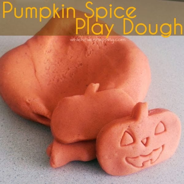pumpkin play dough