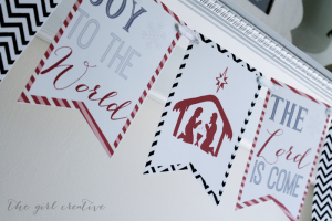 Joy to the World Banner {Free Printable} - The Girl Creative