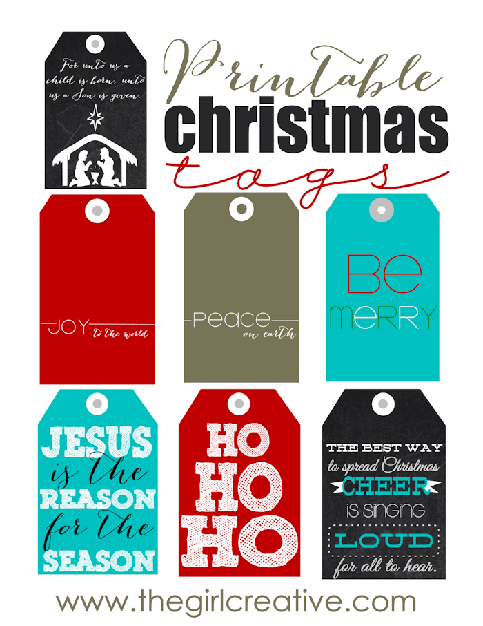 Printable Christmas Tags
