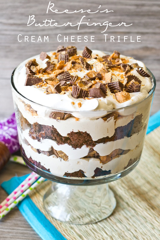 Reeses-Butterfinger-Cream-Cheese-Trifle-I-Tastes-of-Lizzy-T-I