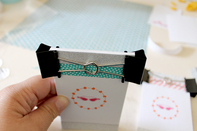 DIY Notepads - binder clips