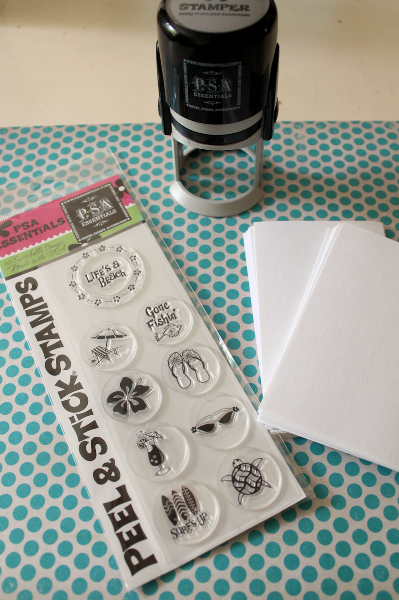 DIY Notepads - supplies