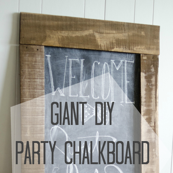 Giant DIY Chalkboard
