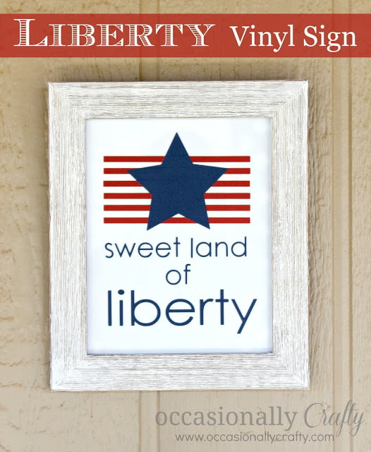 Sweet Land of Liberty Sign #makeitmonday
