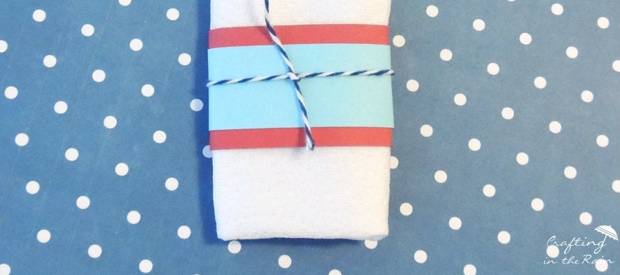 4th of July Napkin Wrapper