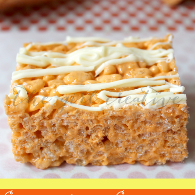 Candy Corn Rice Krispie treats made with sweet candy corn marshmallows.