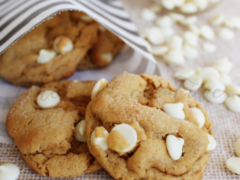Image for WHITE CHOCOLATE CHIP PUMPKIN COOKIES