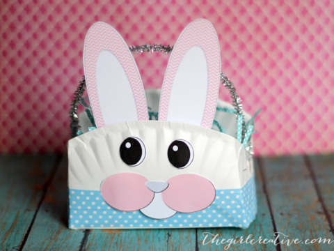 Image for Paper Plate Easter Bunny Basket