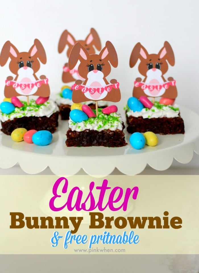 Easter-Bunny-Brownie-and-free-printable-www.pinkwhen.com_