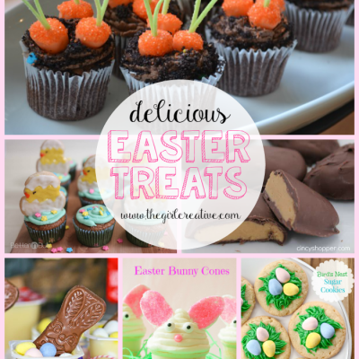 Delicious Easter Treats | The Girl Creative Easter Desserts, Easter Bunny Recipes