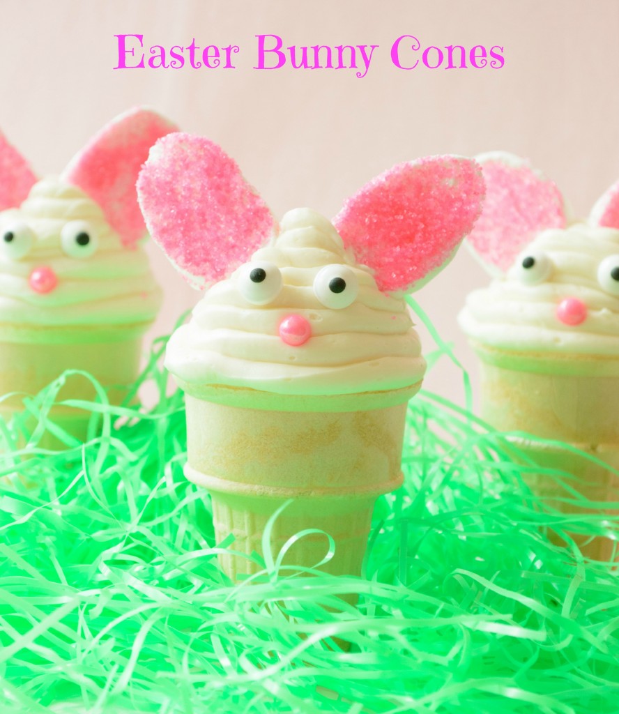 Easter bunny cones