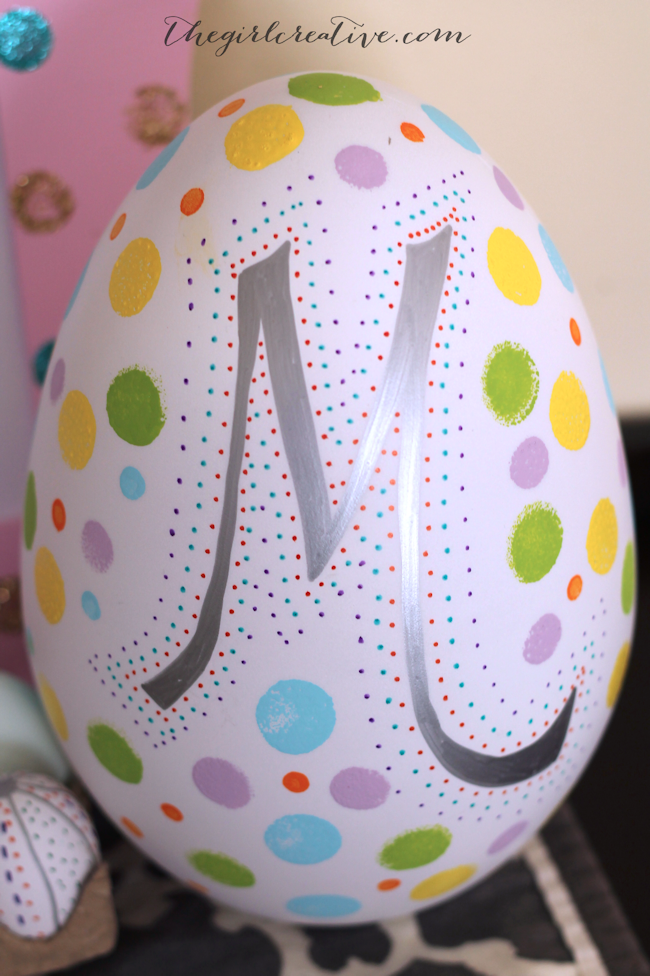 Monogram Easter Egg-no text