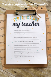 Teacher Appreciation Printable: Fun Facts About My Teacher - The Girl ...