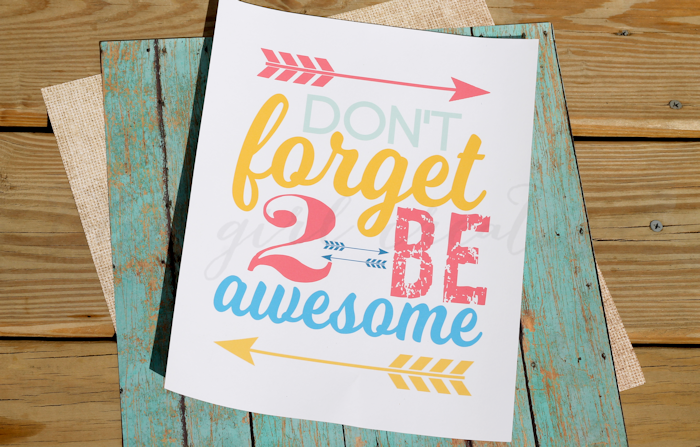 Don’t Forget To Be Awesome – Oh and some news!