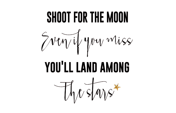 Shoot for the Moon Printable