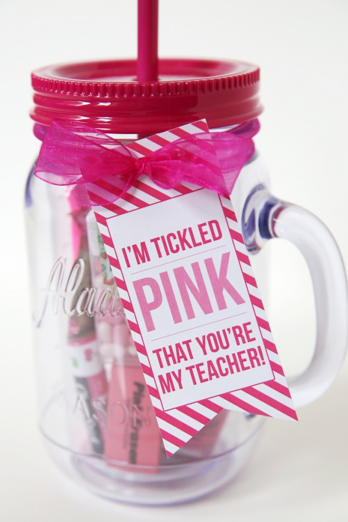 tickled pink teacher gift