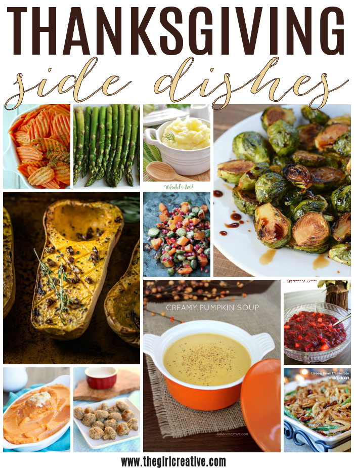 Thanksgiving Side Dishes - the girl creative