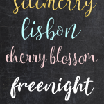 Beautiful script fonts for the font addict. Gorgeous wedding fonts, beautiful swashes and ornaments. You can never go wrong with having a collection of script fonts.