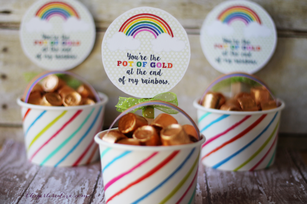 Rainbow Treat Cups for St. Patrick’s Day