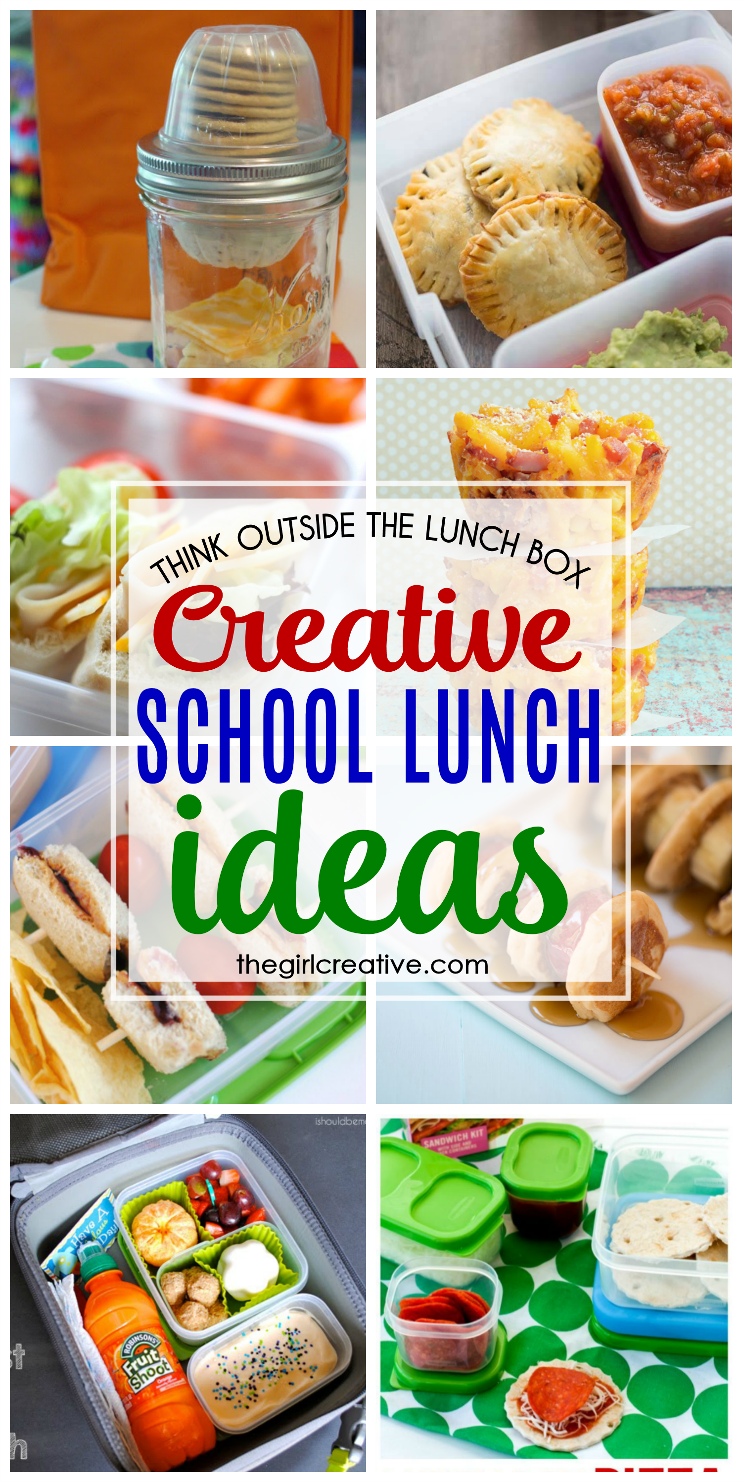 Think outside the lunch box with these creative school lunch ideas.