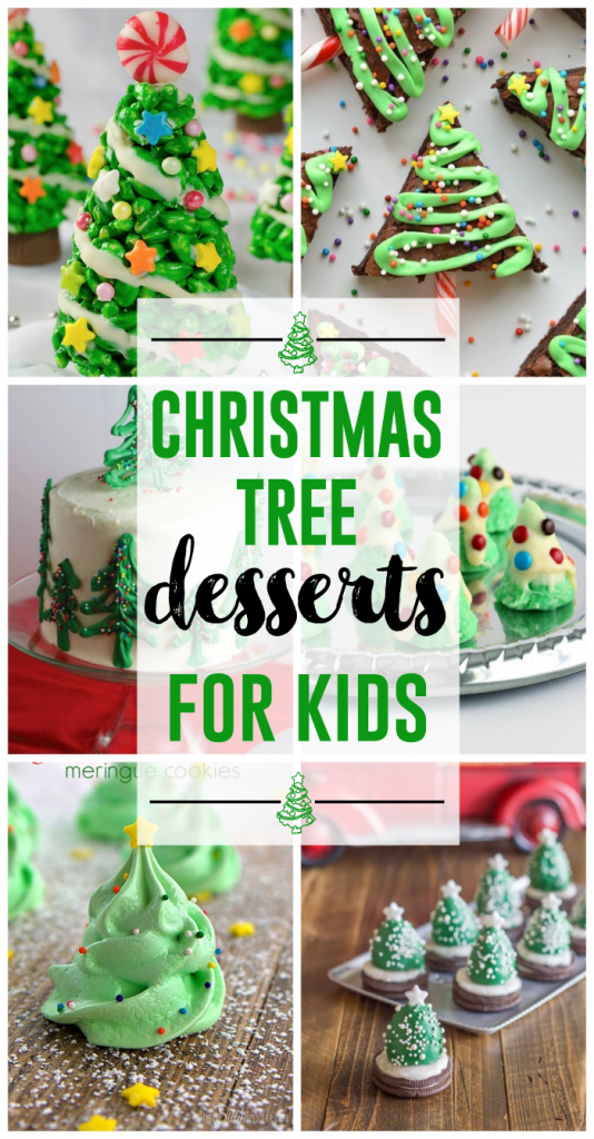 Christmas Tree Desserts for Kids | Christmas Themed Treats