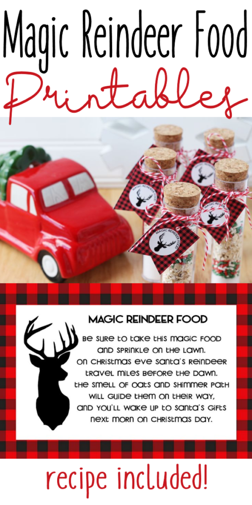 Magic Reindeer Food is a timeless tradition that kids will love. The recipe can be tweaked to your liking and the free printable tags and instructions make this easy to give as a gift.
