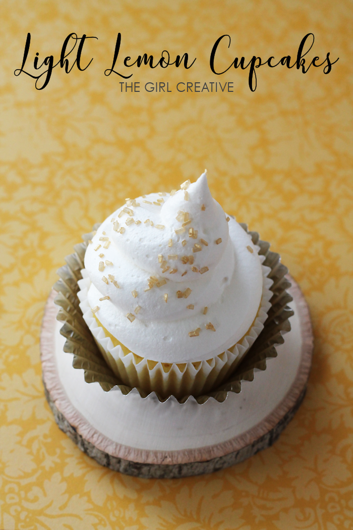 Light Lemon Cupcakes | Low Fat Cupcake | Weight Watchers Desserts