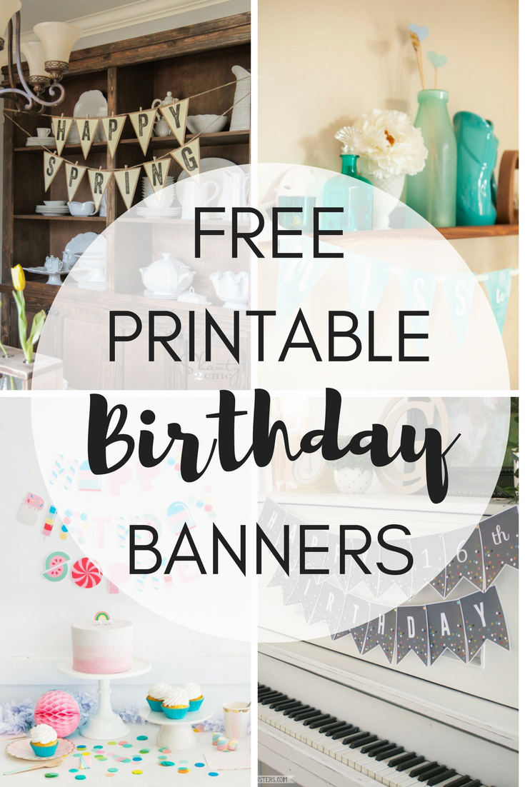 Free Printable Party Banners Printable Templates