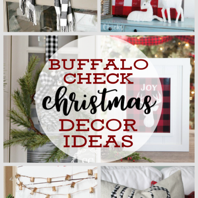 Buffalo Check Christmas Decor Ideas | Farmhouse Christmas Decorating Ideas | How to Decorate with Buffalo Check for Christmas #farmhousedecor #farmhousechristmas