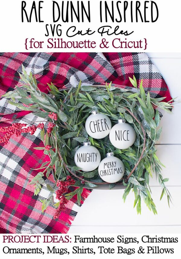 FREE Rae Dunn Inspired Christmas SVG Bundle - The Girl Creative