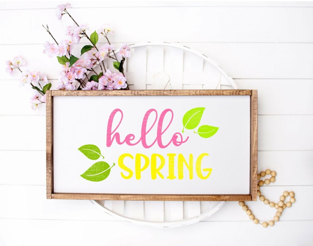Free Hello Spring Printable for your home.