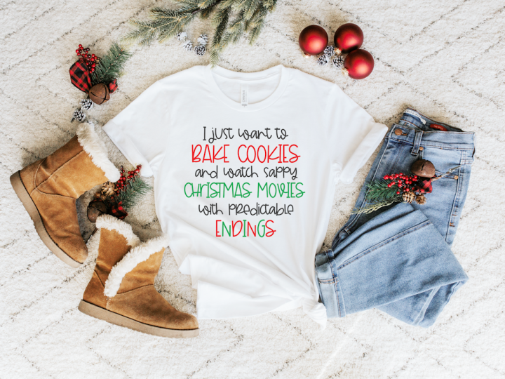 Bake Cookies and Watch Christmas Movies Shirt