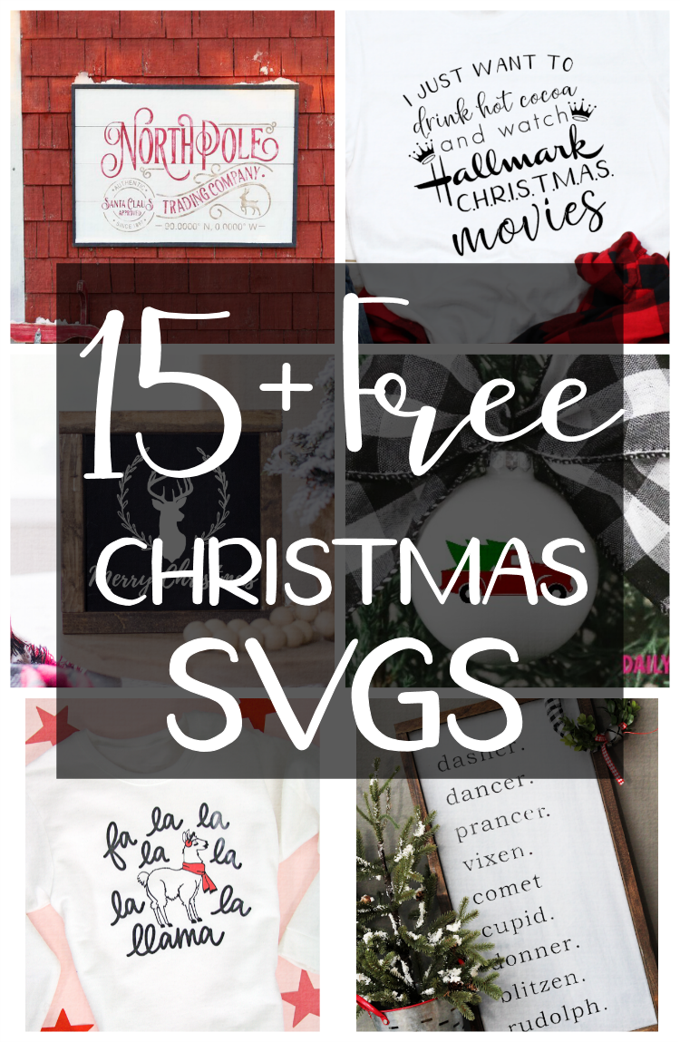 Free Christmas Svg Cut Files The Girl Creative