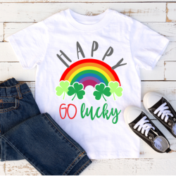Happy Go Lucky Free SVG for St. Patrick's Day