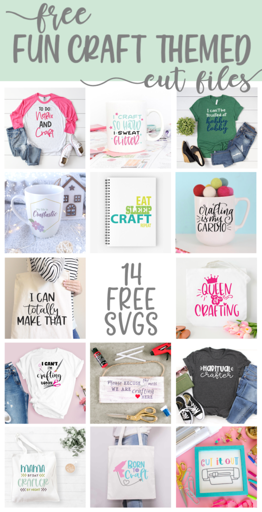 Download Free Craft Themed Svg Cut Files For Silhouette And Cricut The Girl Creative SVG Cut Files
