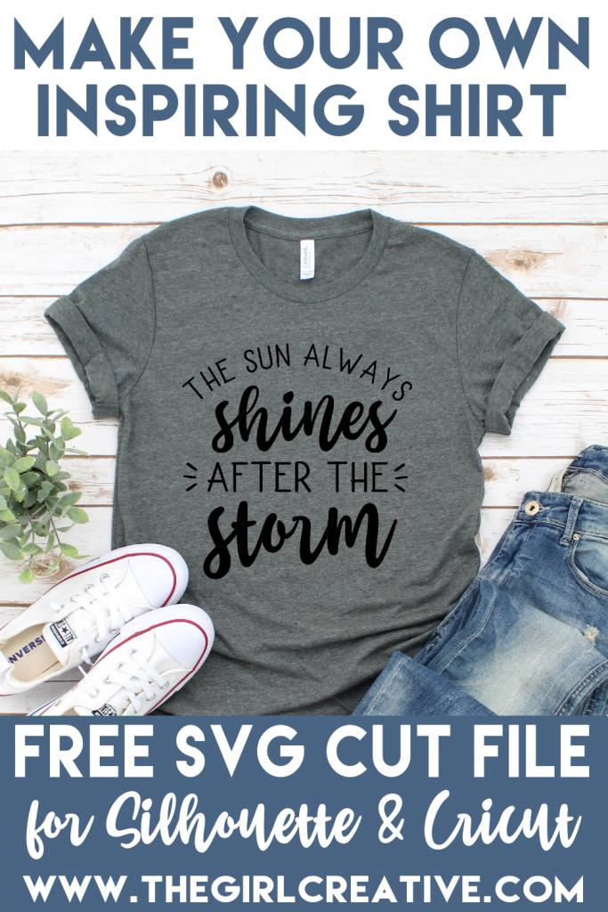 Grey Tshirt with inspiring quote