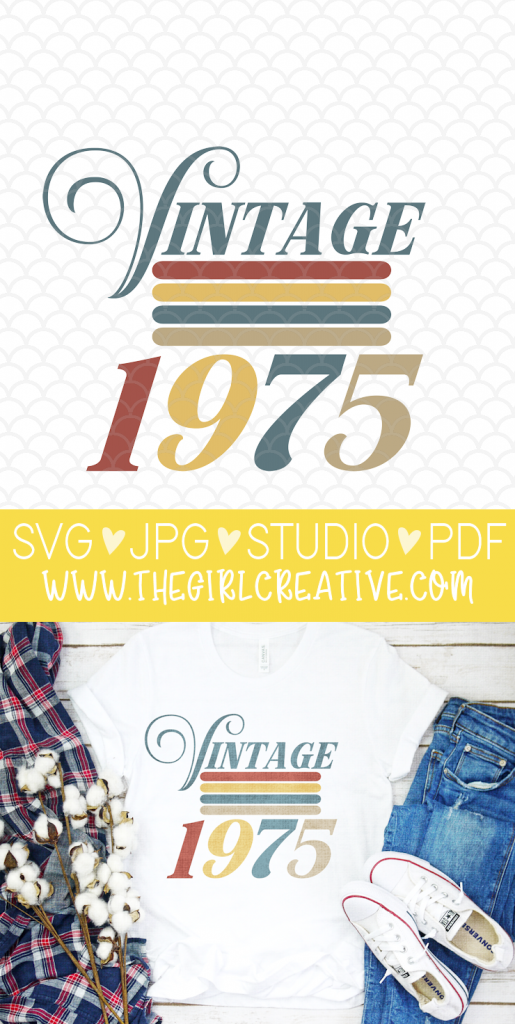 Vintage 1975 T-shirt Design