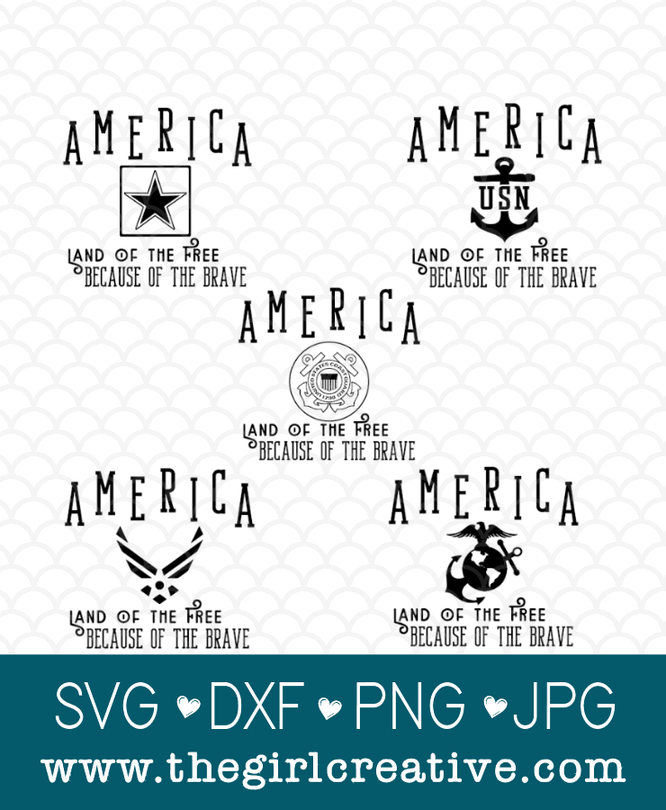 US Military SVG Bundle - The Girl Creative
