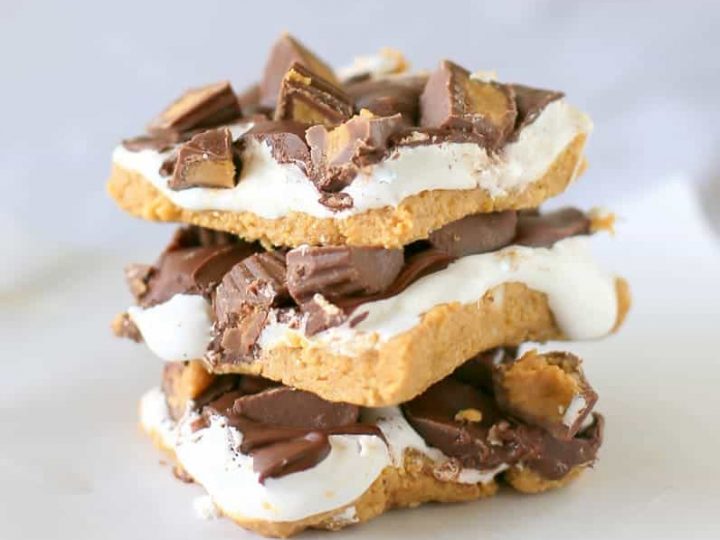 Image for Peanut Butter S&rsquo;mores Bars {No-Bake}
