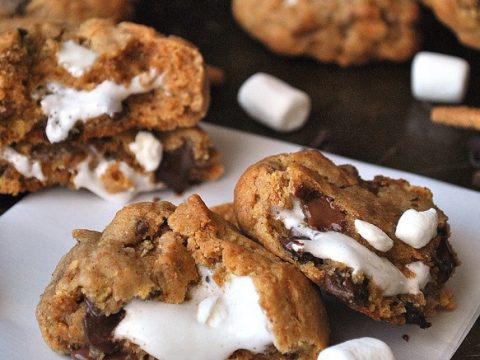 Image for S&rsquo;Mores Stuffed Cookies Recipe