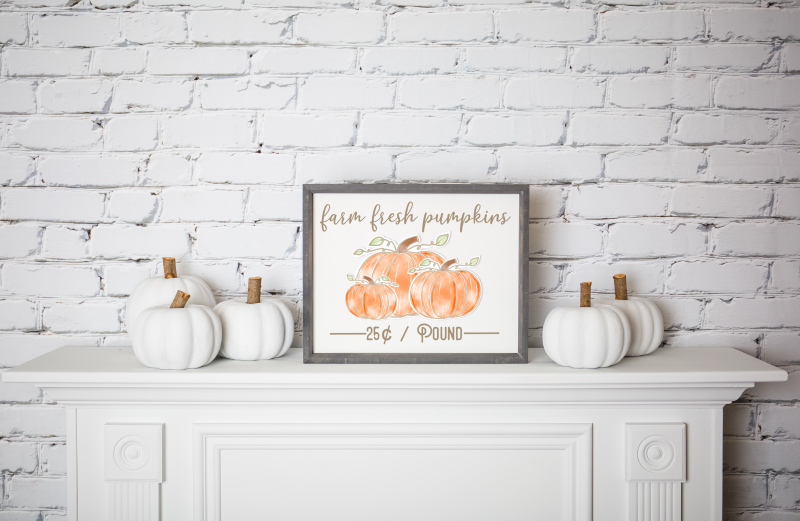 Free Fall Printables: Farm Fresh Pumpkins - The Girl Creative
